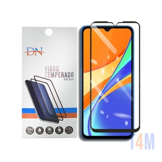 PROTECTOR DE VIDRO DE FULL GLUE DN PARA XIAOMI REDMI NOTE 8 2021 PRETO